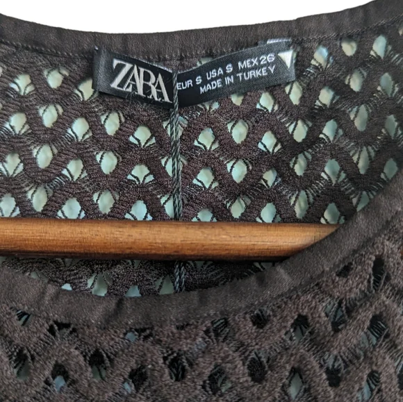 NWT zara open back perforated bodysuit - Picture 5 of 8